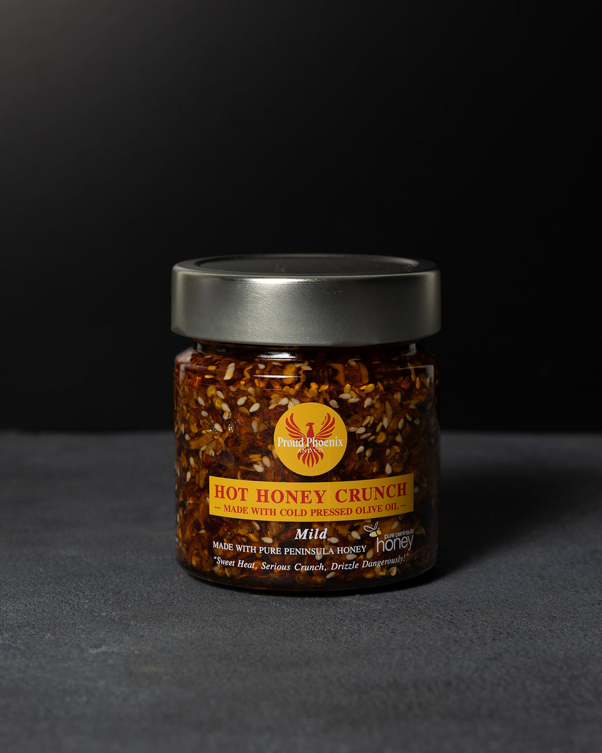 212ML Hot Honey Crunch Chilli Oil- Made with Cold Pressed Olive Oil 🌶️