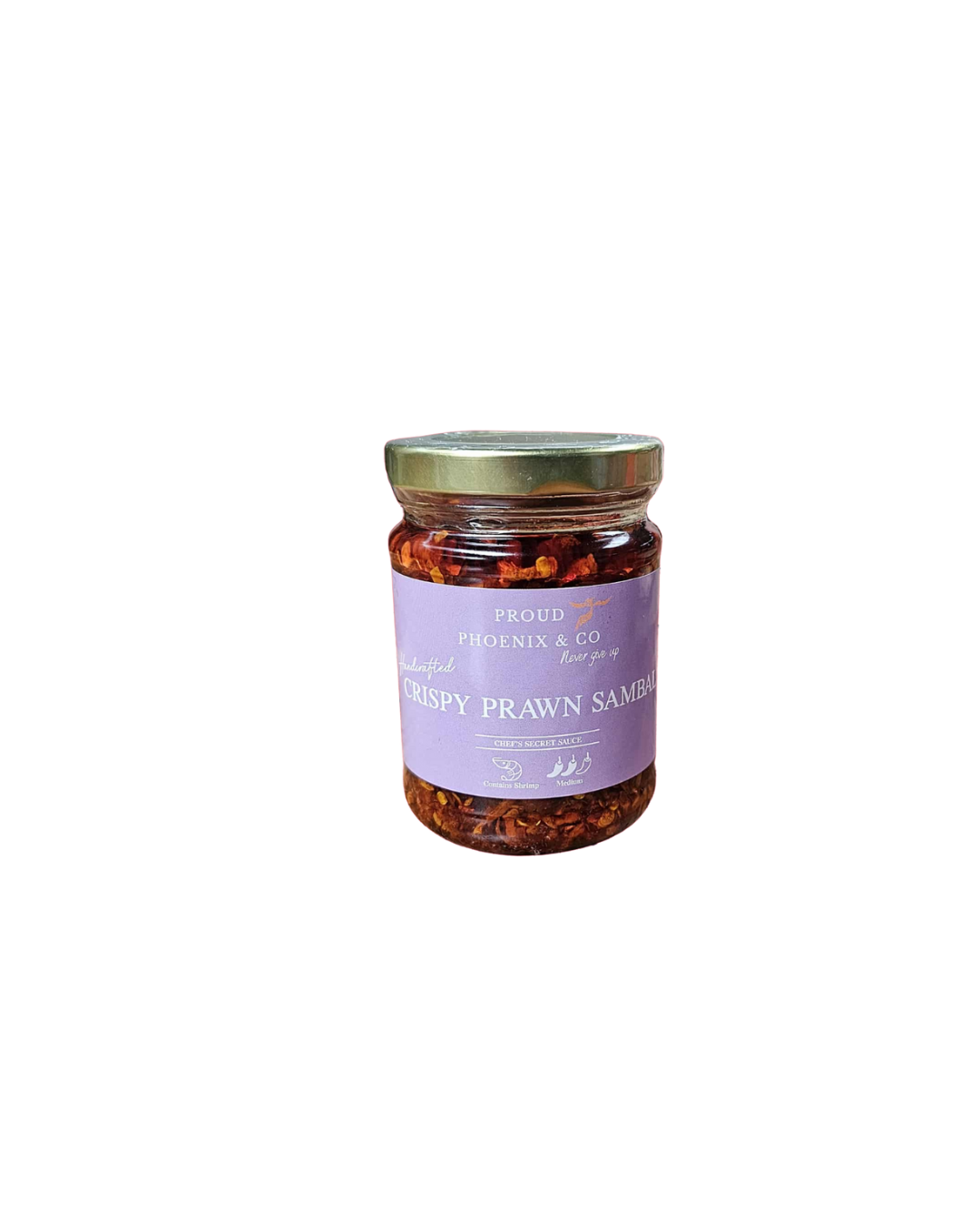 Crispy Prawn Sambal (chilli oil) 250ml