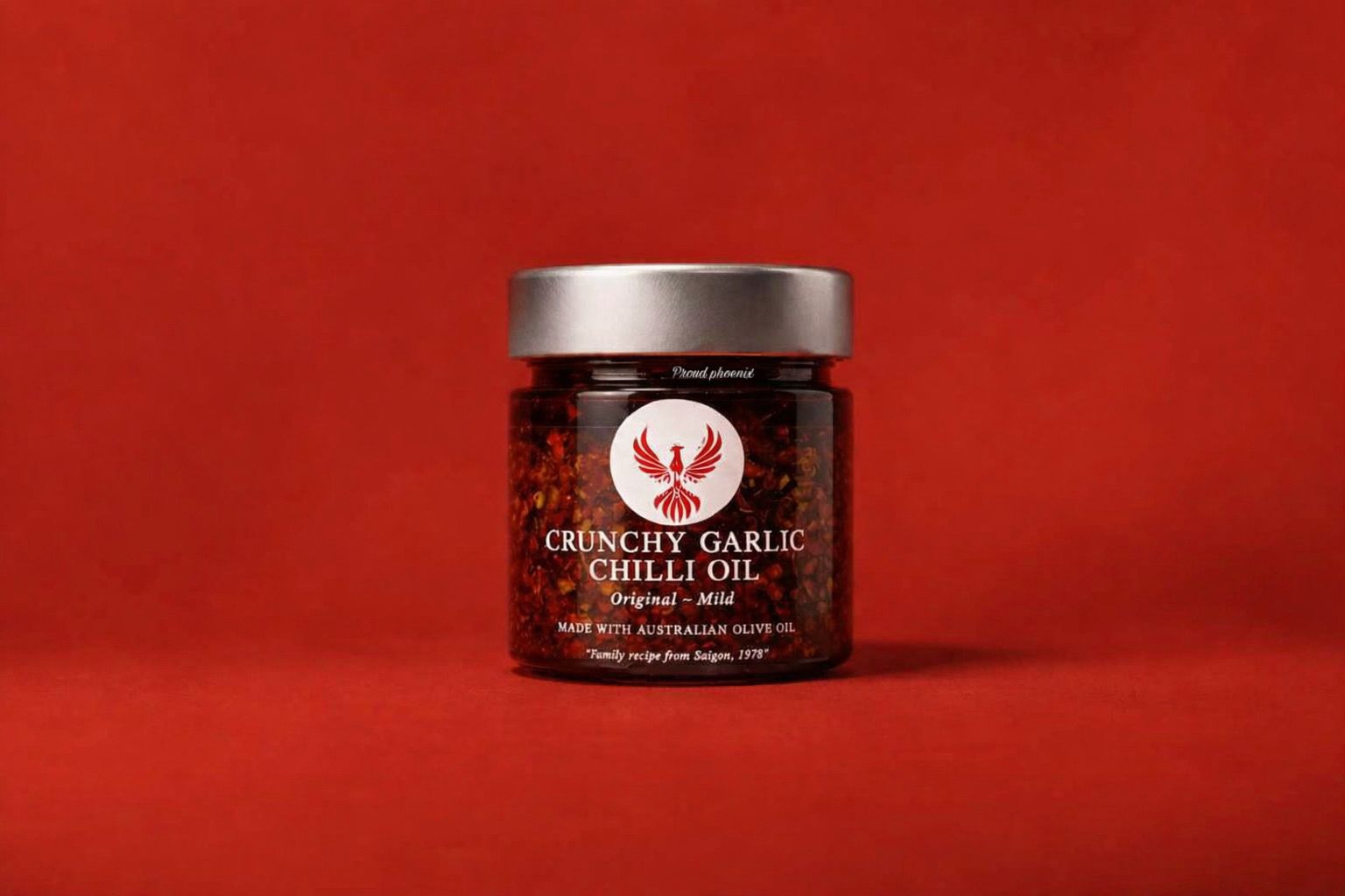 Crunchy Garlic Chilli Oil Made with Cold Pressed Olive Oil 212ml