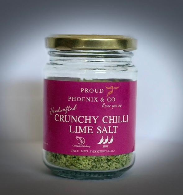 Crunchy Chilli Lime Salt 150 grams