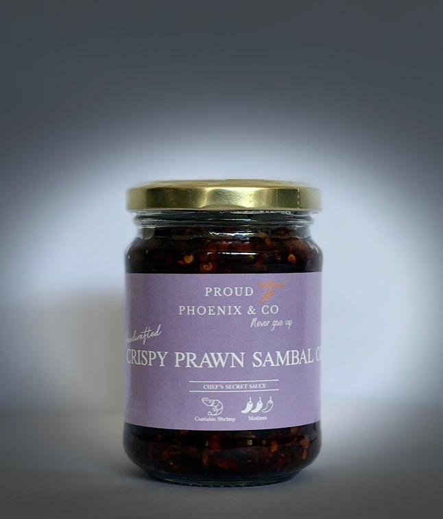Crispy Prawn Sambal (chilli oil) 250ml